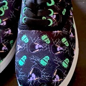 Frankenstein pattern Canvas sneakers Hot Topic
